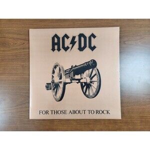Vintage 1981 AC/DC For Those About To Rock Masterdisk By Bob Ludwig Vinyl LP